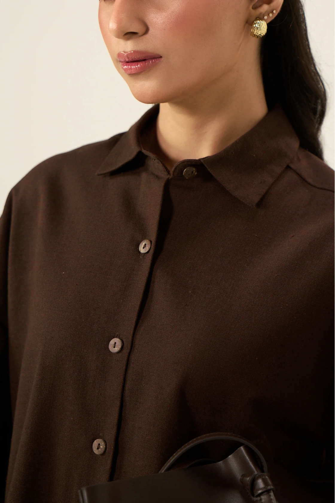 BROWN CO ORD SET