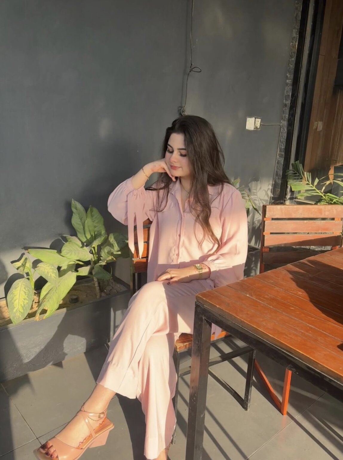 BABY PINK CO RD SET